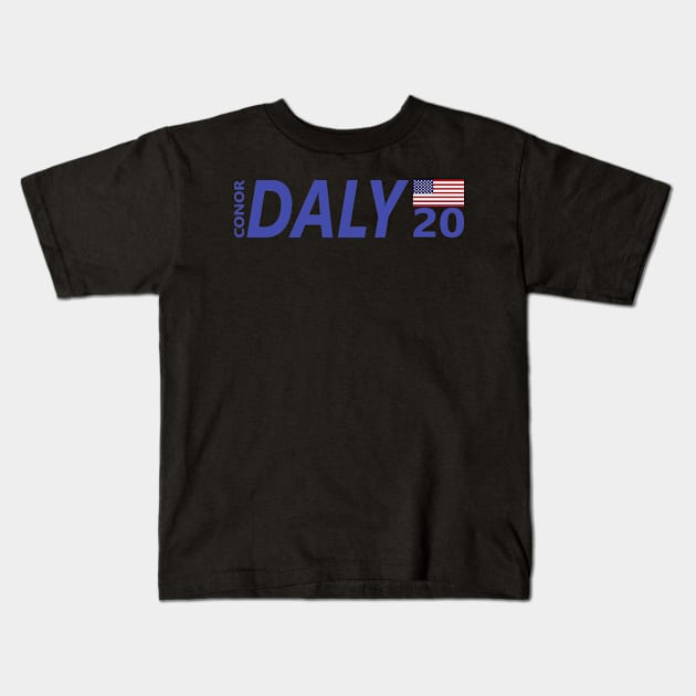 CONOR DALY 20 Kids T-Shirt by SteamboatJoe